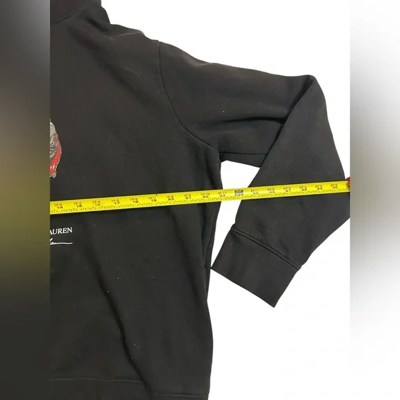 Polo Ralph Lauren Hot Chocolate Polo Bear Hoodie – Black, Size Large | Cozy Wear - Picture 8 of 13